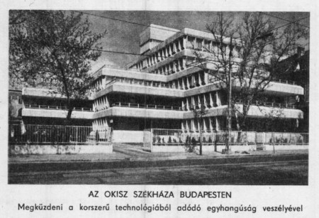 OKISZ Headquarters (Association of the Hungarian Small-scale Industrial Cooperatives)